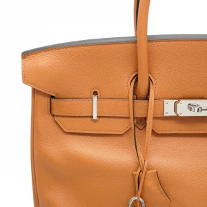 Hermès Birkin 35 in Veau Taurillon Clemence front panel